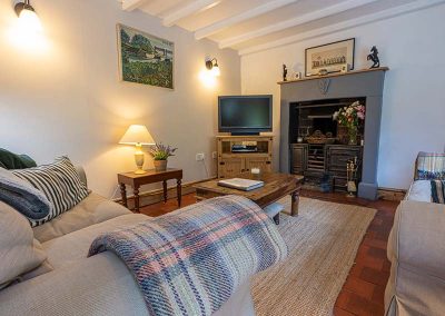 Living Area with Fireplace