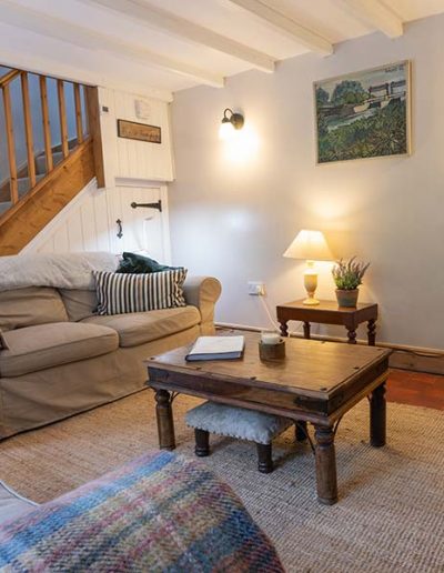 Living Area with Fireplace