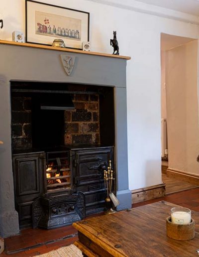 Living Area with Fireplace